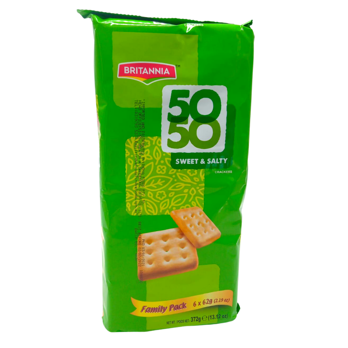 Buy Britannia Fifty Fifty 62Gmx6 from Online Indian Grocery Shop
