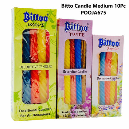 Bittoo Candle Medium 10Pc