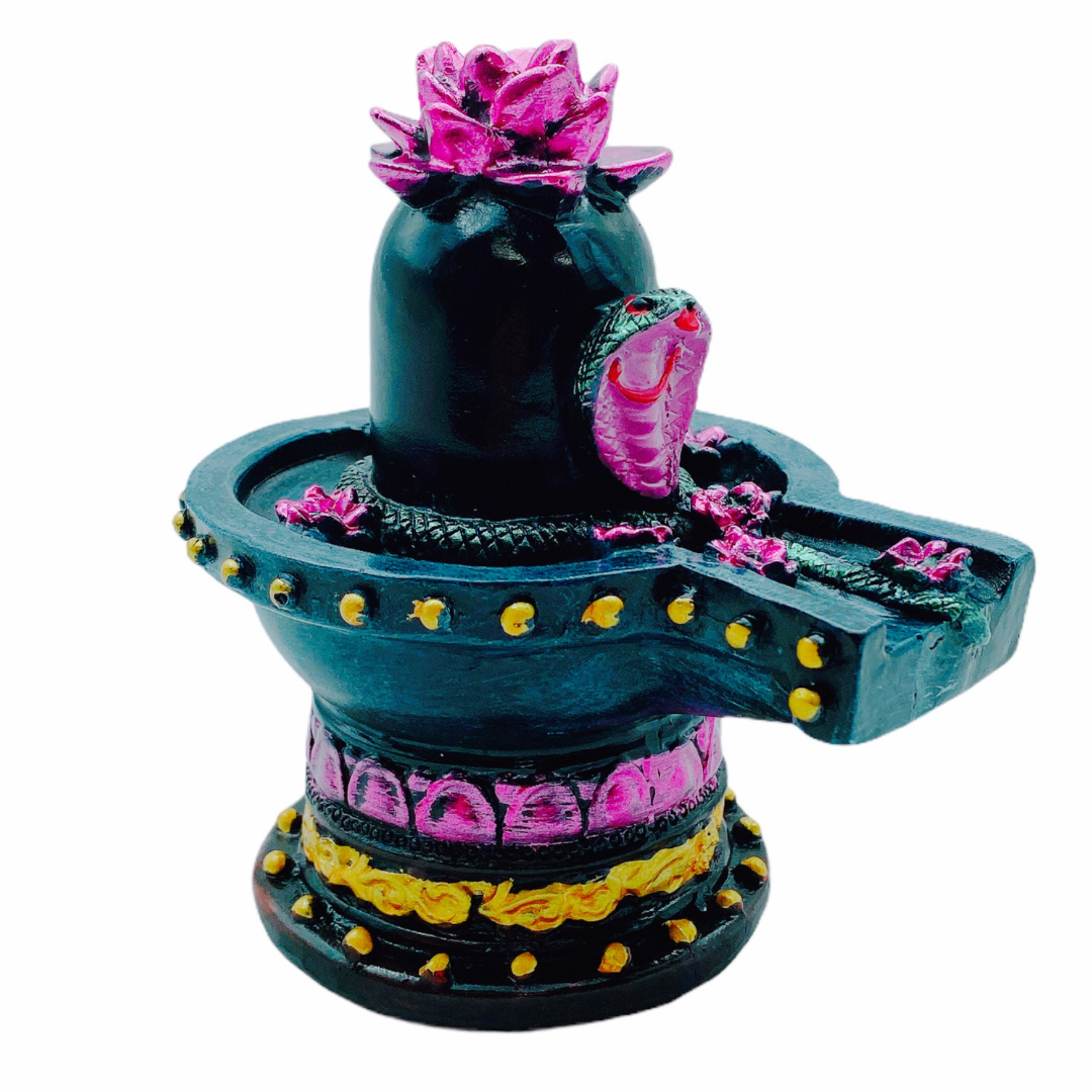 Shivling 80-66 Size:10X6X11Cm (4.5")Statue-(CH)