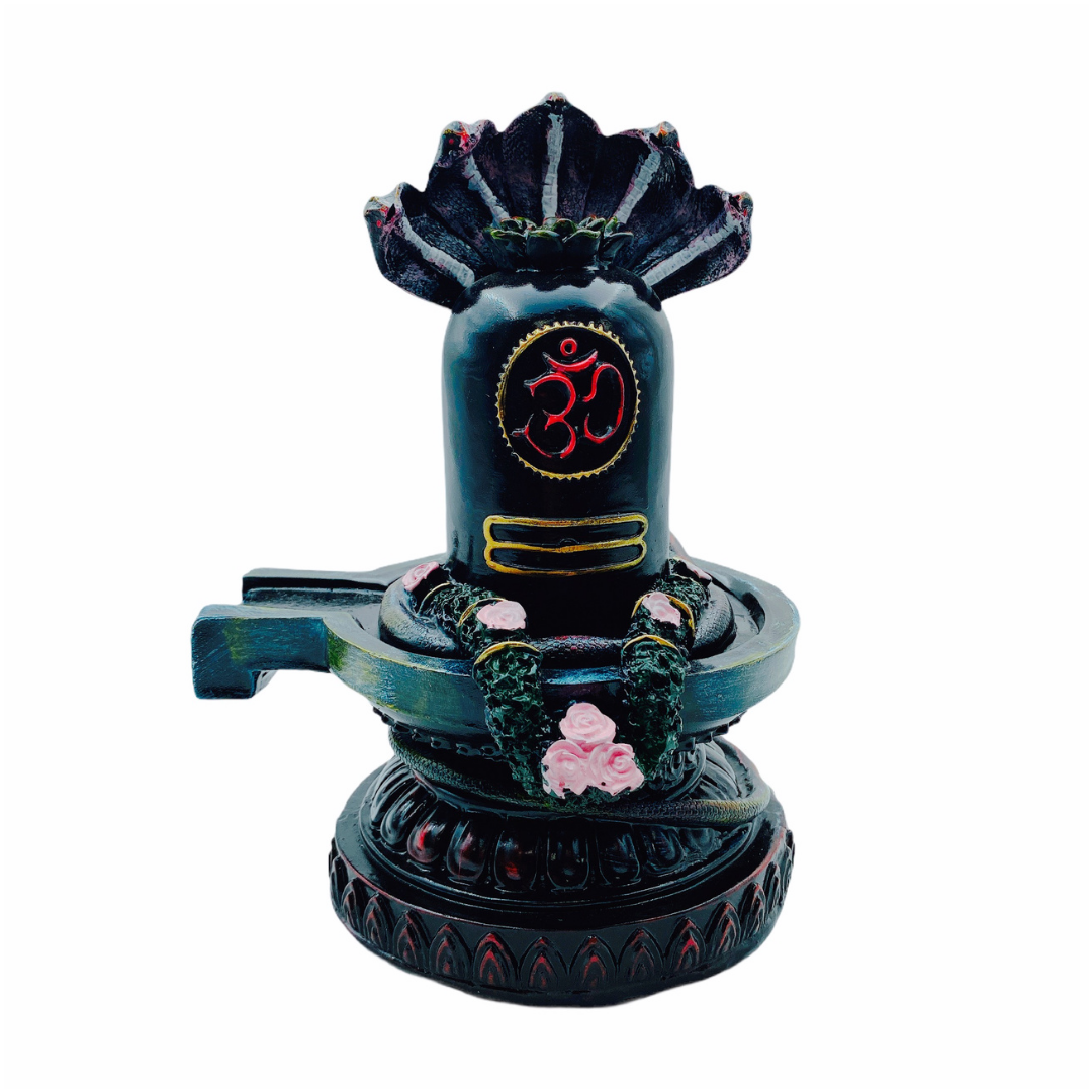 Shivling 2226-3 Size:10X8X15Cm (7")Statue-(CH)