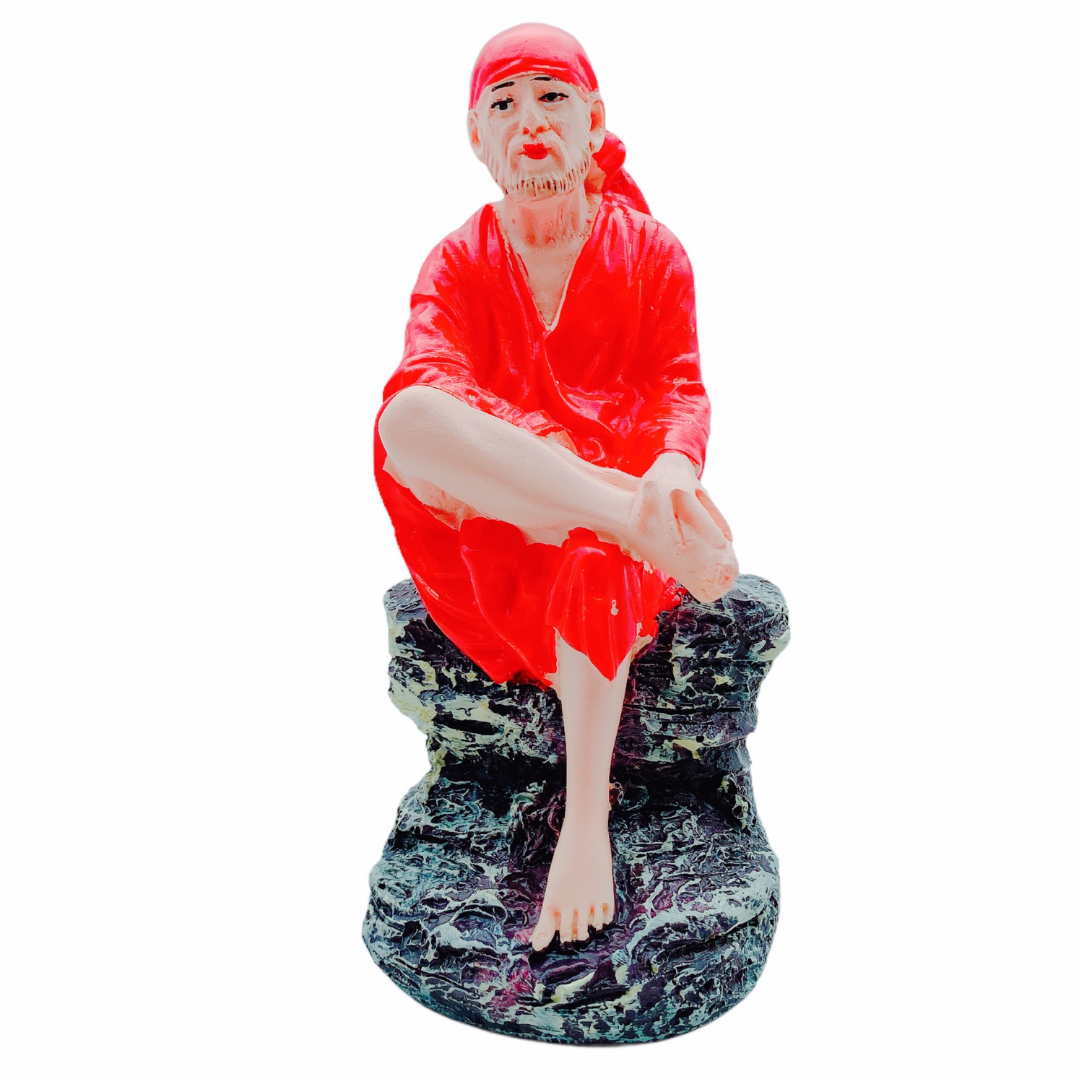 Sai Baba Idol/ Statue/ Murti 40621A Size:6X6X14Cm (6")