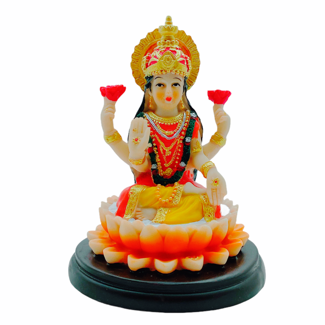 Laxmi Idol/ Statue/ Murti 2017-24 Size:10.5X8Cm (5")