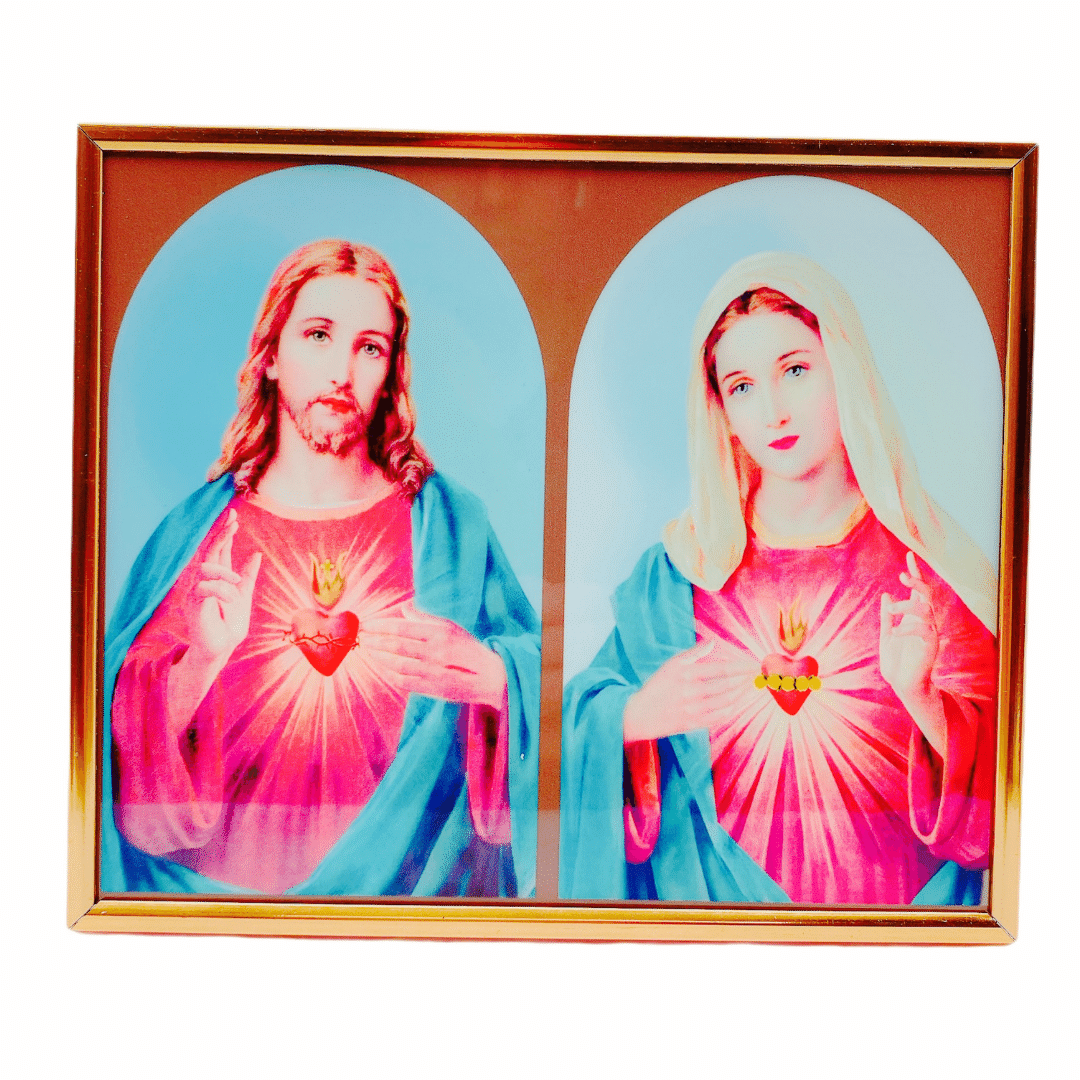 Jesus Marry Photo Frame Kk243006-Y25692 25*31Cm (13")