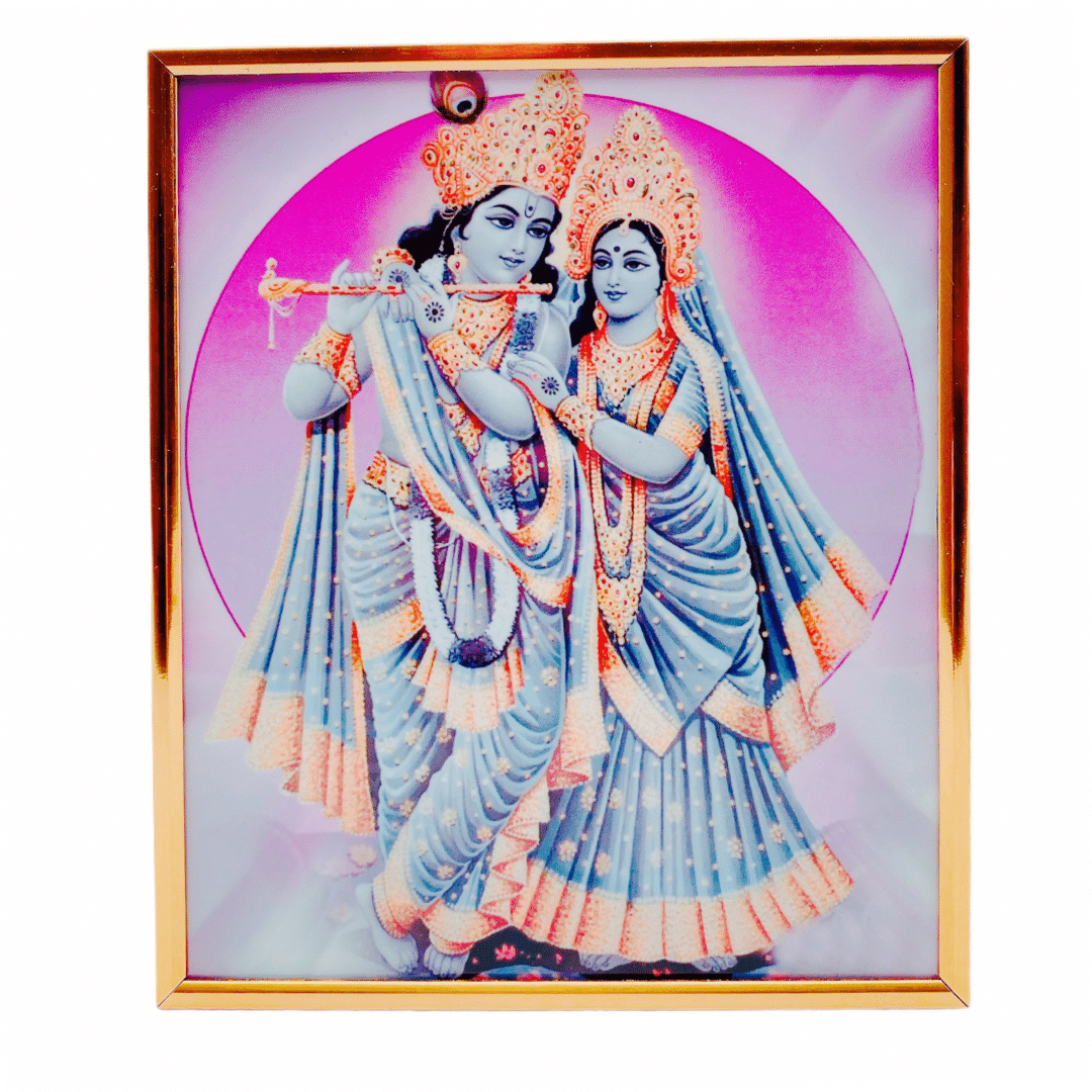 Krishna Radha Photo Frame K243006-Y25512 25*31Cm (13")