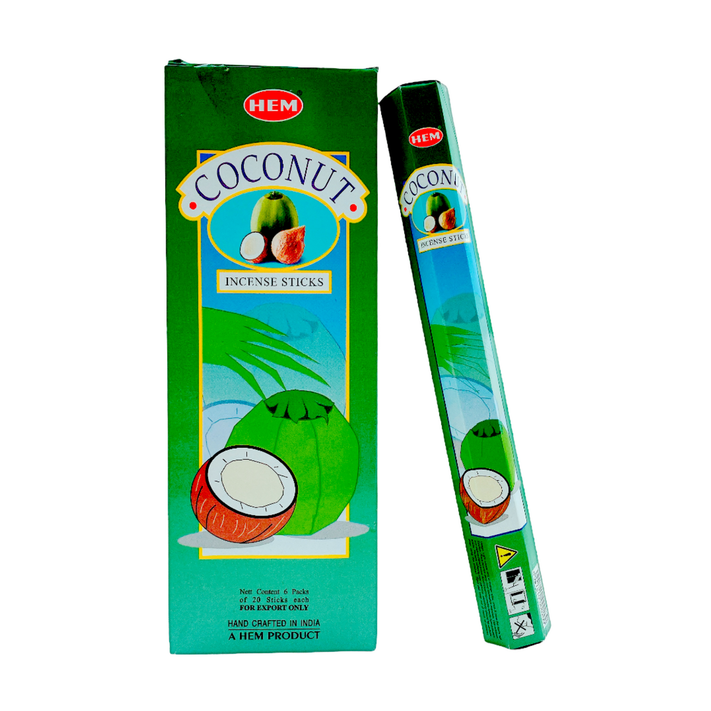 Incense Hem Small Coconut Hexa