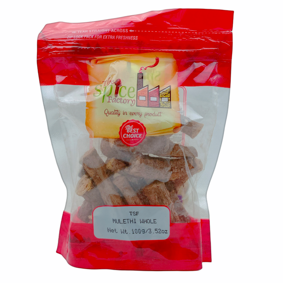 TSF Mulethi Whole 100g | Liquorice Root Sticks | Licorice