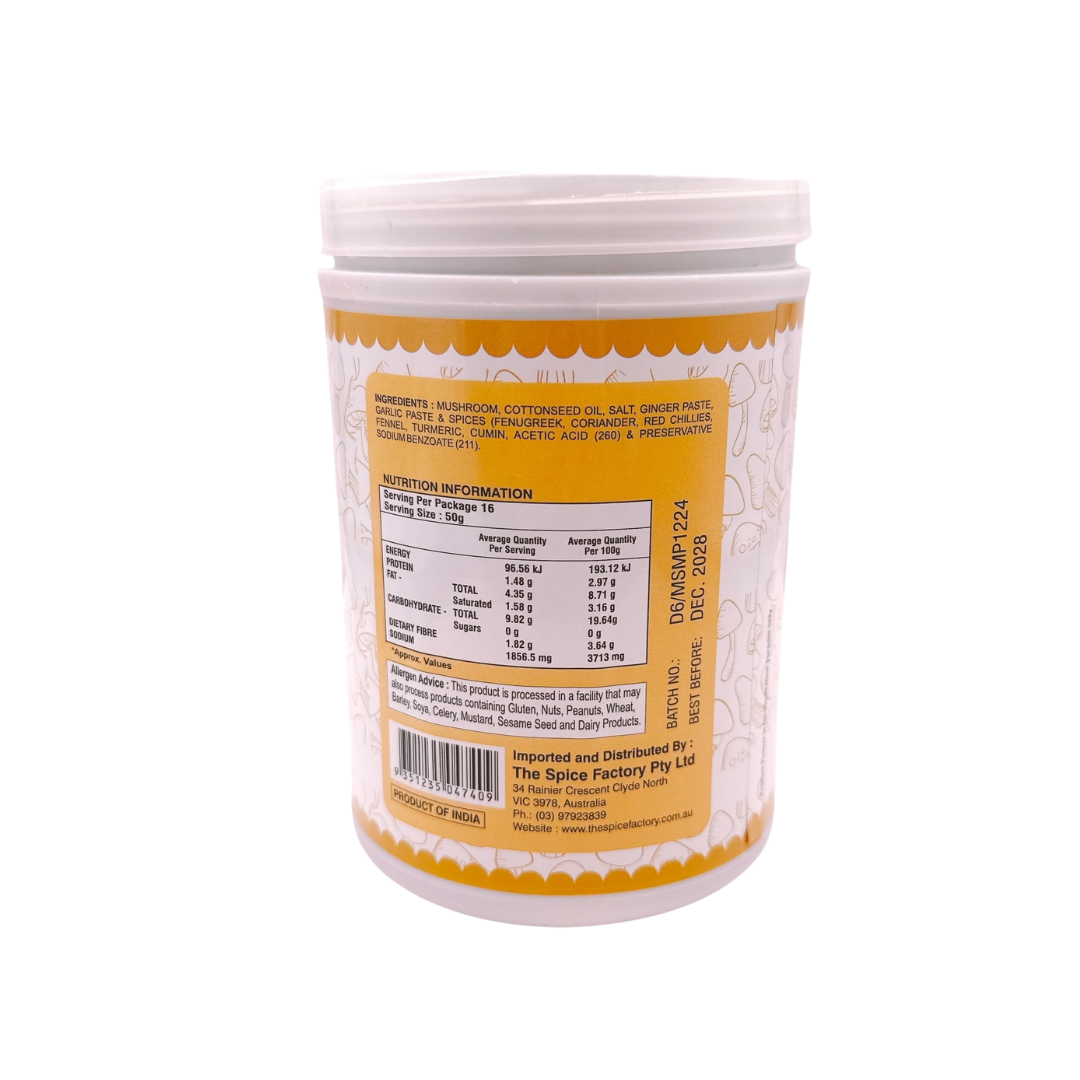 Delhi 6 Mushroom Pickle/ Khumb Ka Achaar Pickle in Oil 800gm