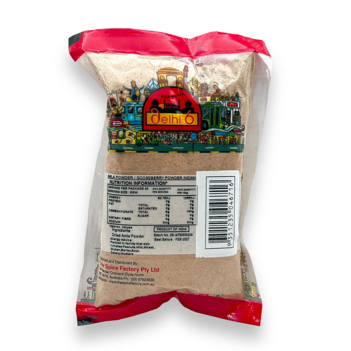 Delhi 6 Amla Powder 200g | Indian Gooseberry Powder | Dried Fruit Powder