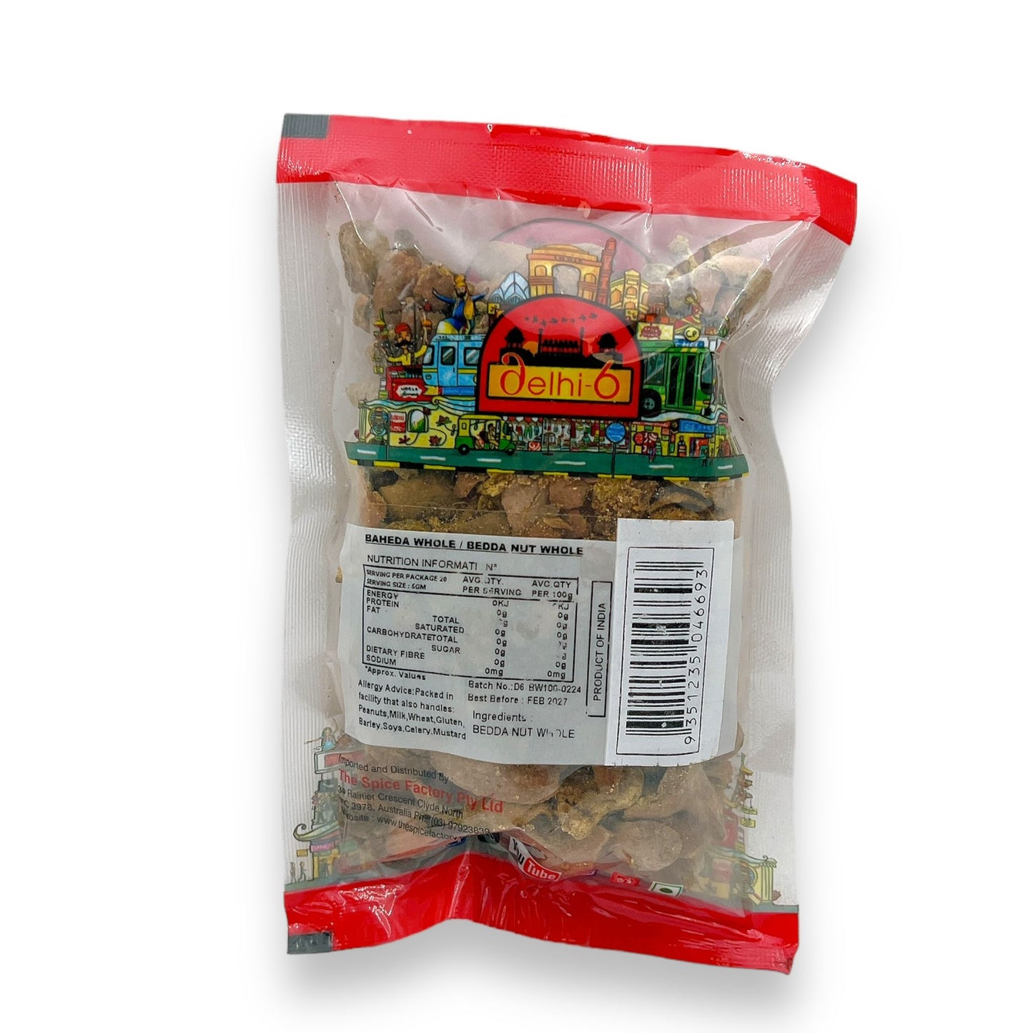 Delhi 6 Baheda Whole | Herb For Digestion, Respiratory Health & Immunity 100gm | HEA179 | 9351235046693