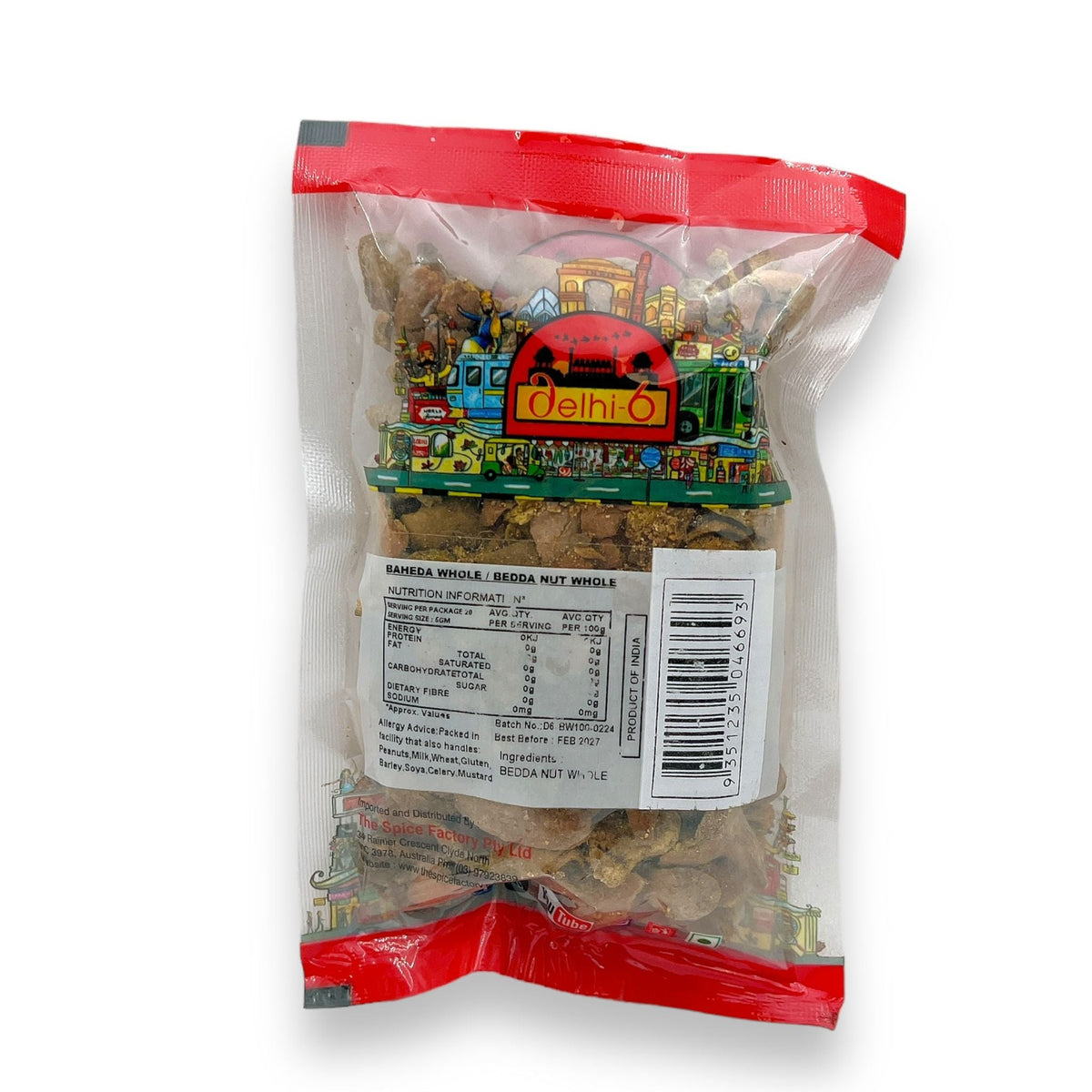 Delhi 6 Baheda Whole | Herb For Digestion, Respiratory Health & Immunity 100gm | HEA179 | 9351235046693