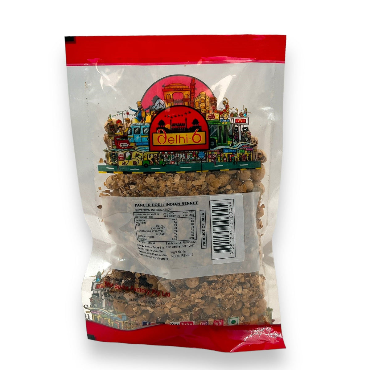 Delhi 6 Paneer Dodi Whole 100g | Indian Rennet | Withania Coagulans | Dried Berries