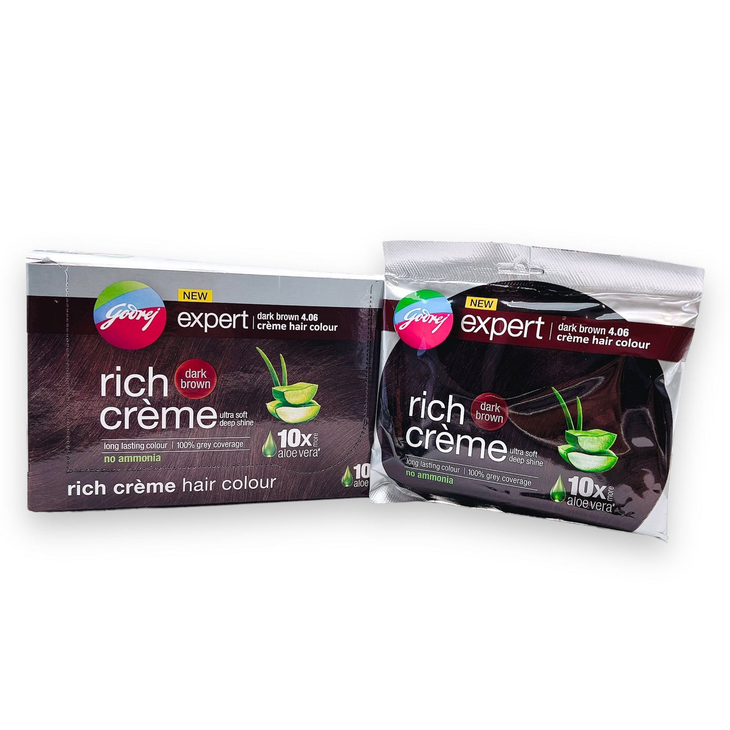 Godrej Rich Creme Dark Brown 20gm + 20ml