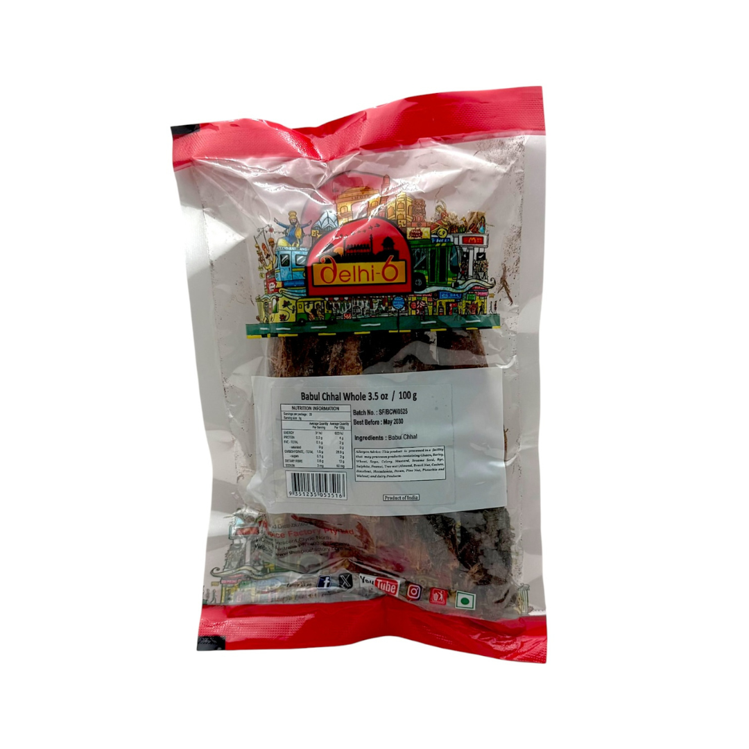 Delhi 6 Babul Chhal Whole/ Babul Chhal Bark/ Herb 100gm
