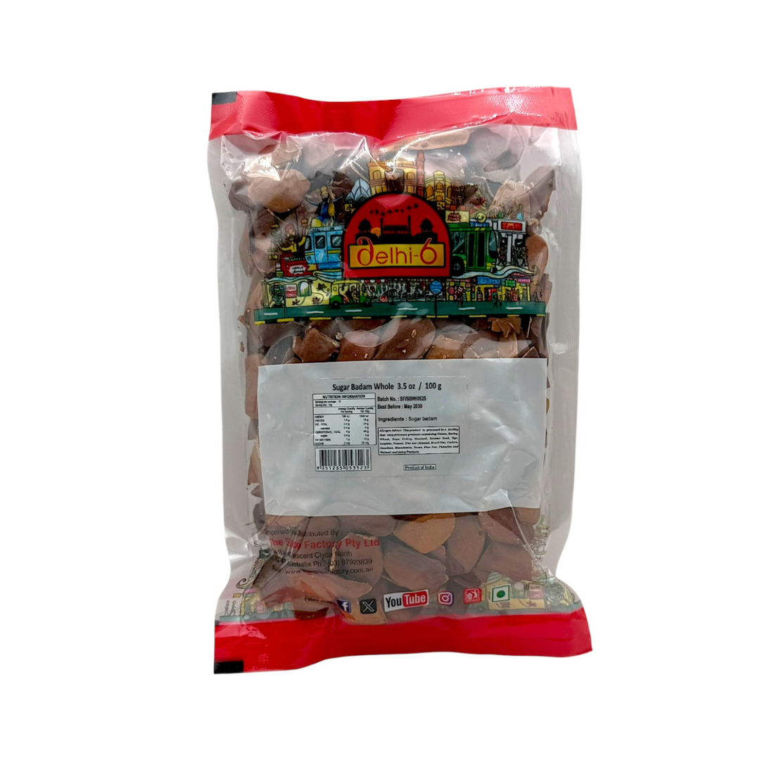 Delhi 6 Sugar Badam Kadwa Whole/ Herb 100gm