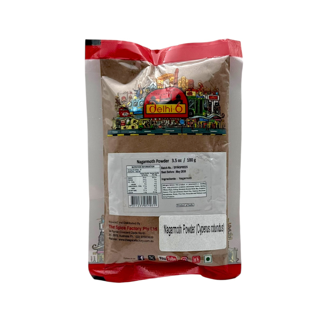 Delhi 6 Nagarmoth/ Musta or Mustaka Powder/ Herb for Supporting Female Reproductive Health and overall well-being 50gm