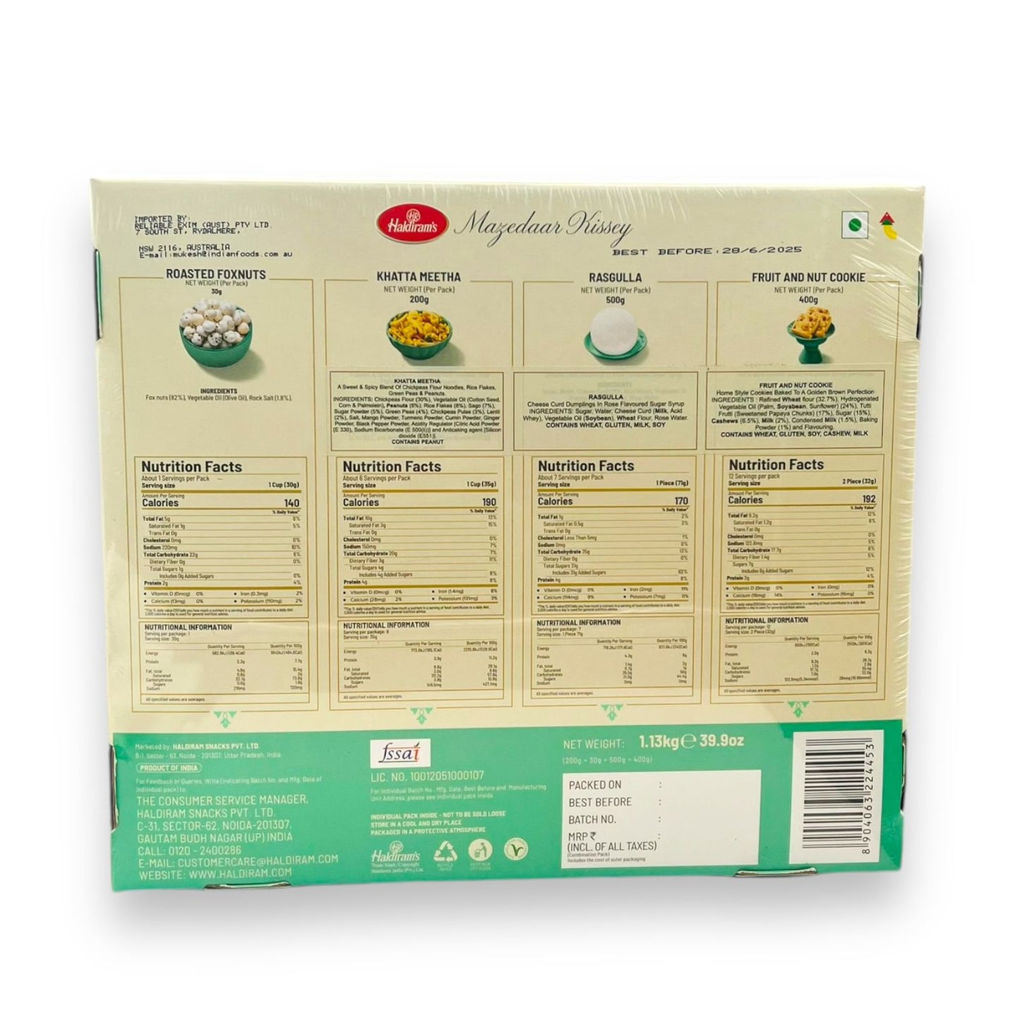 Haldirams Mazedaaar Kissey Gift Pack 1.13kg