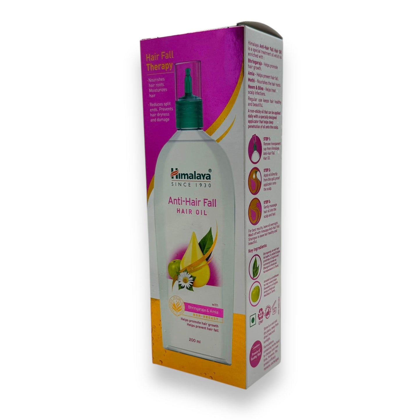 Himalaya Anti-Hair Fall Shampoo 180ml | Bhringaraja | Paraben Free & Dermatologically Tested
