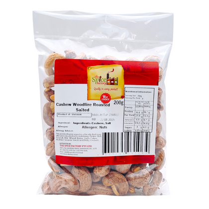 Tsf Cashew Woodfire Roasted Salted 200Gm