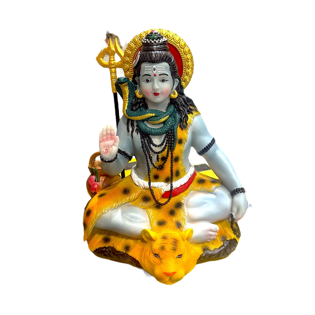 Lord Shiva Ji in Tapasya Mudra Idol/ Statue/ Murti | 20*15*24.5CM(7.87in x 5.91in x 9.65in) | GOD 44175-1-1 - 935123505493