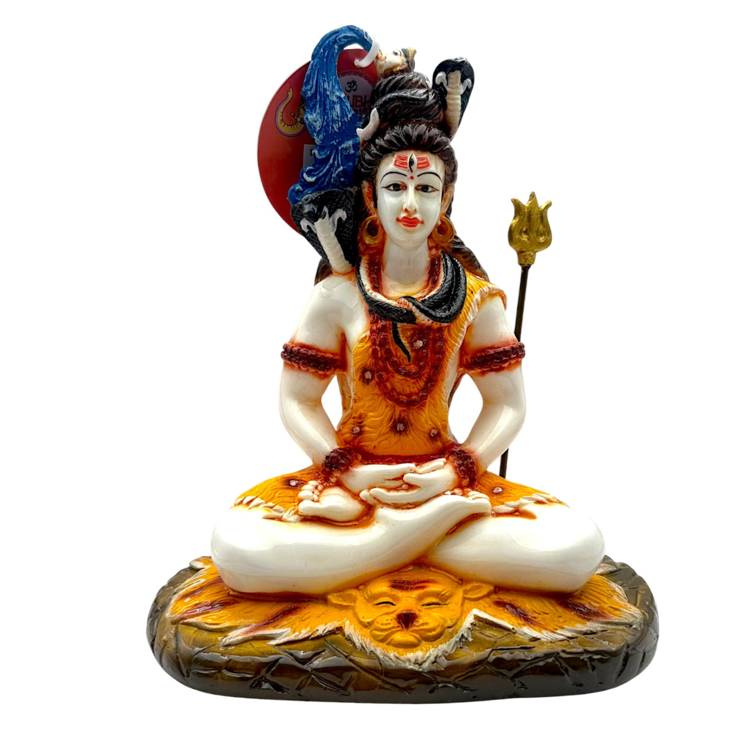 Samadhi Shankar/ Shiv Medium (9" X 5.5" X 10.5")-Statue/ Idol/ Murti- 9351235023397