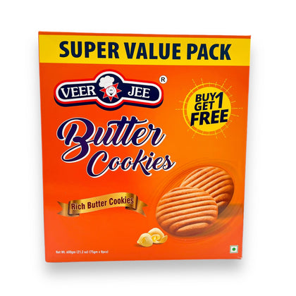 Veerji Butter Cookies/ Rich Butter Biscuits 600Gm