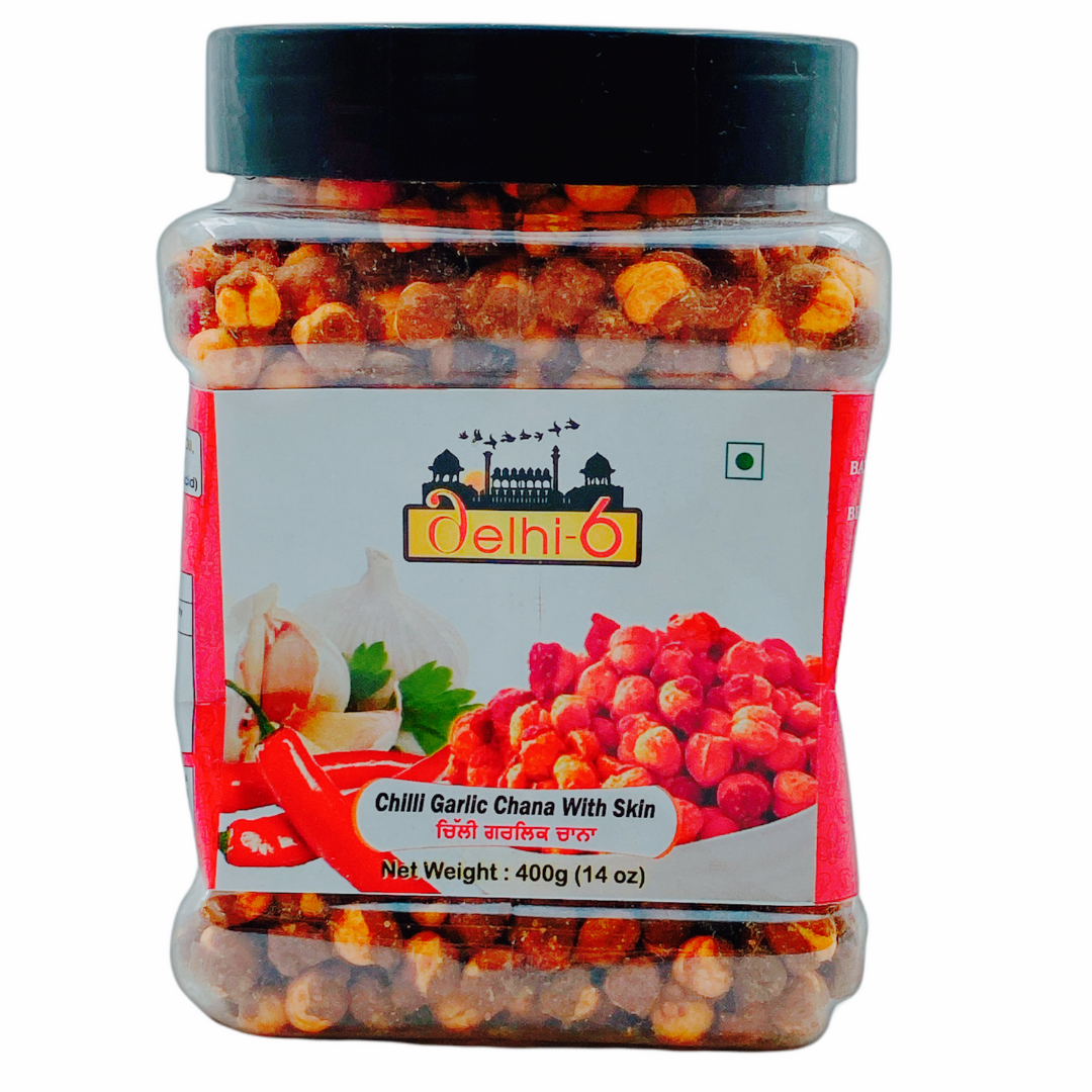 Delhi 6 Chilli Garlic Chana With Skin 400gm
