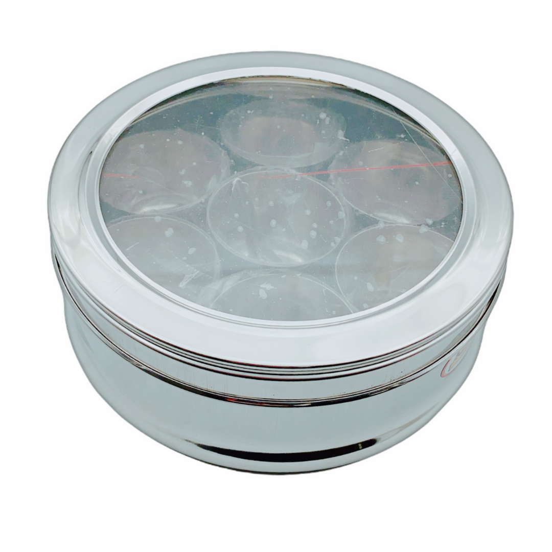 Masala Dabba (Steel)/ Spice Box No.12