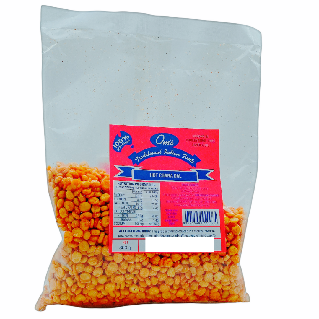 Om's Hot Chana Dal 350gm