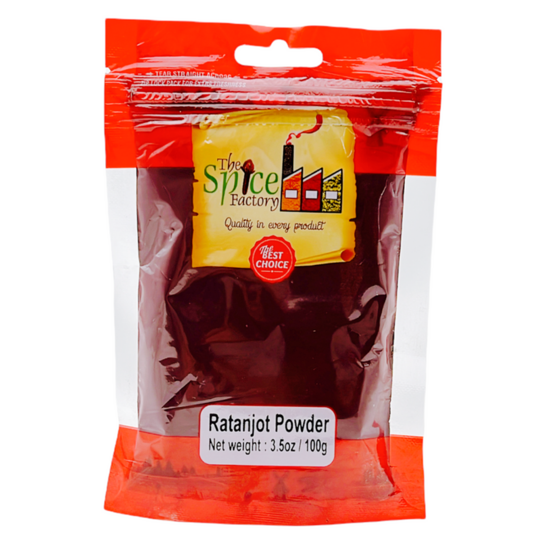 TSF Ratanjot Powder 100g | Alkanet Root Powder | Traditional Food Colouring