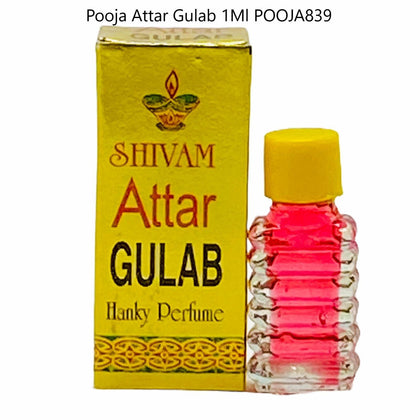 Pooja Attar/ Pooja Fragrance Gulab 1Ml - India At Home