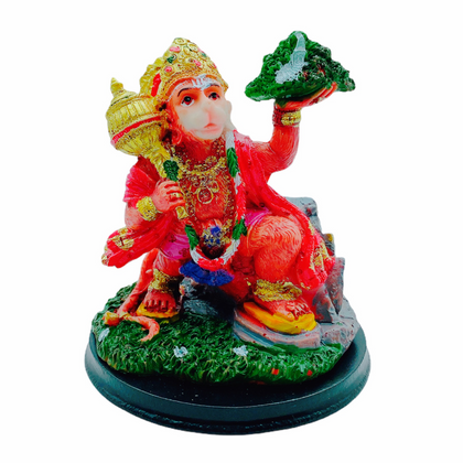 Hanuman Idol/ Statue/ Murti 22173-3 Size:10X10X11Cm (4.5
