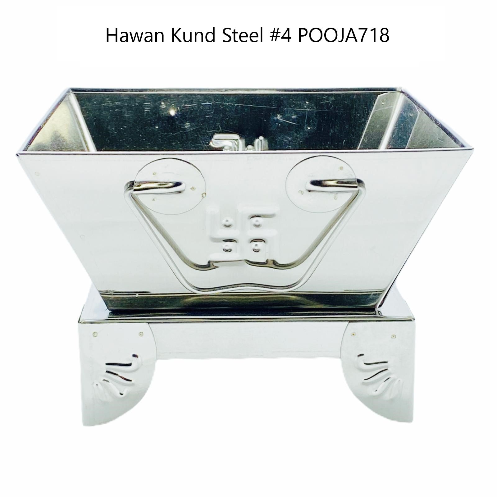 Hawan/ Havan Kund Steel No 4 - 9" x 9''- 9351235016153/ 9351235005294