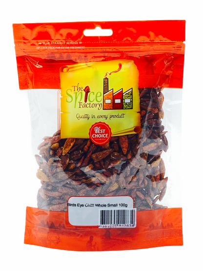 TSF Birds Eye Chilli Whole Small 100Gm