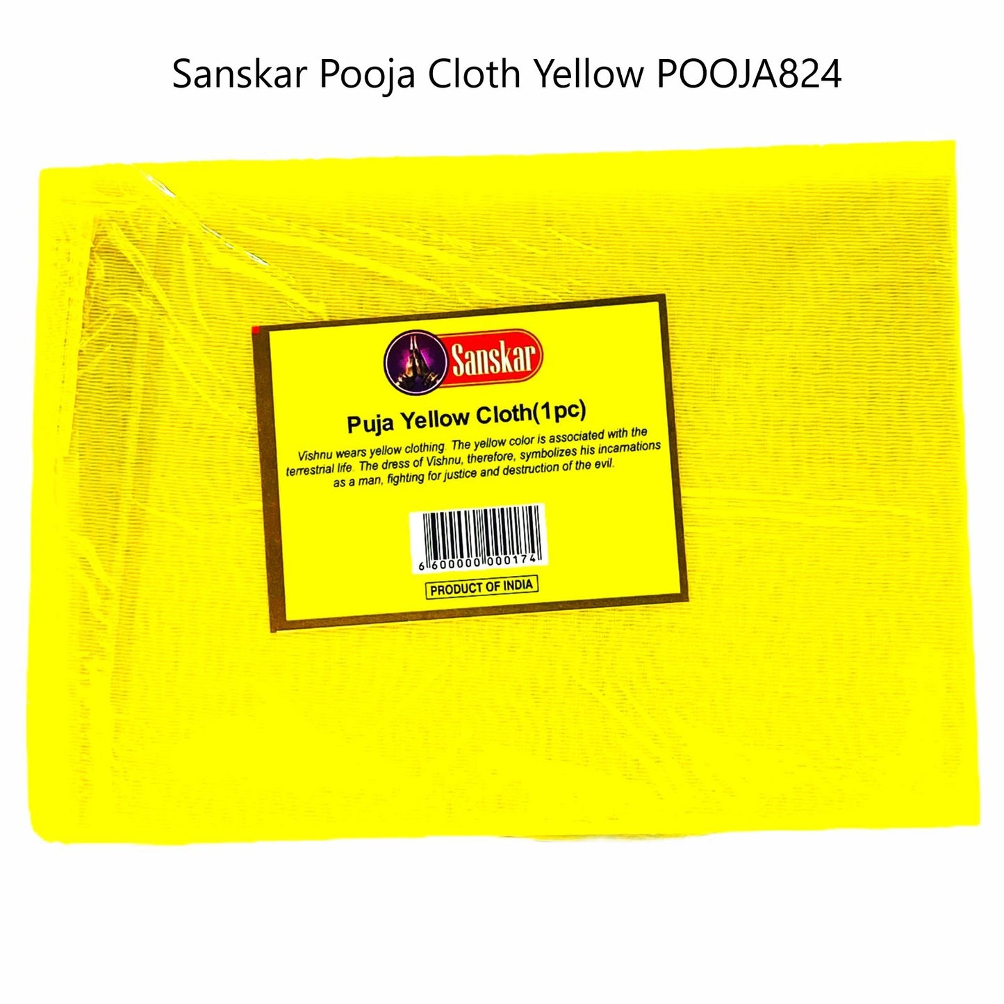 Sanskar Pooja Cloth Yellow (Puja Kapda)