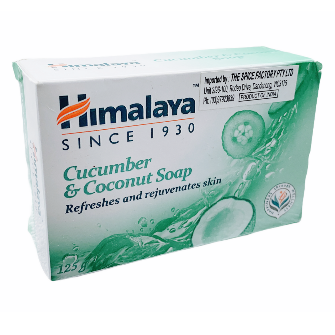 Himalaya Cucumber & Coconut Soap 75g | Refreshes and cools skin | Pure & Natural