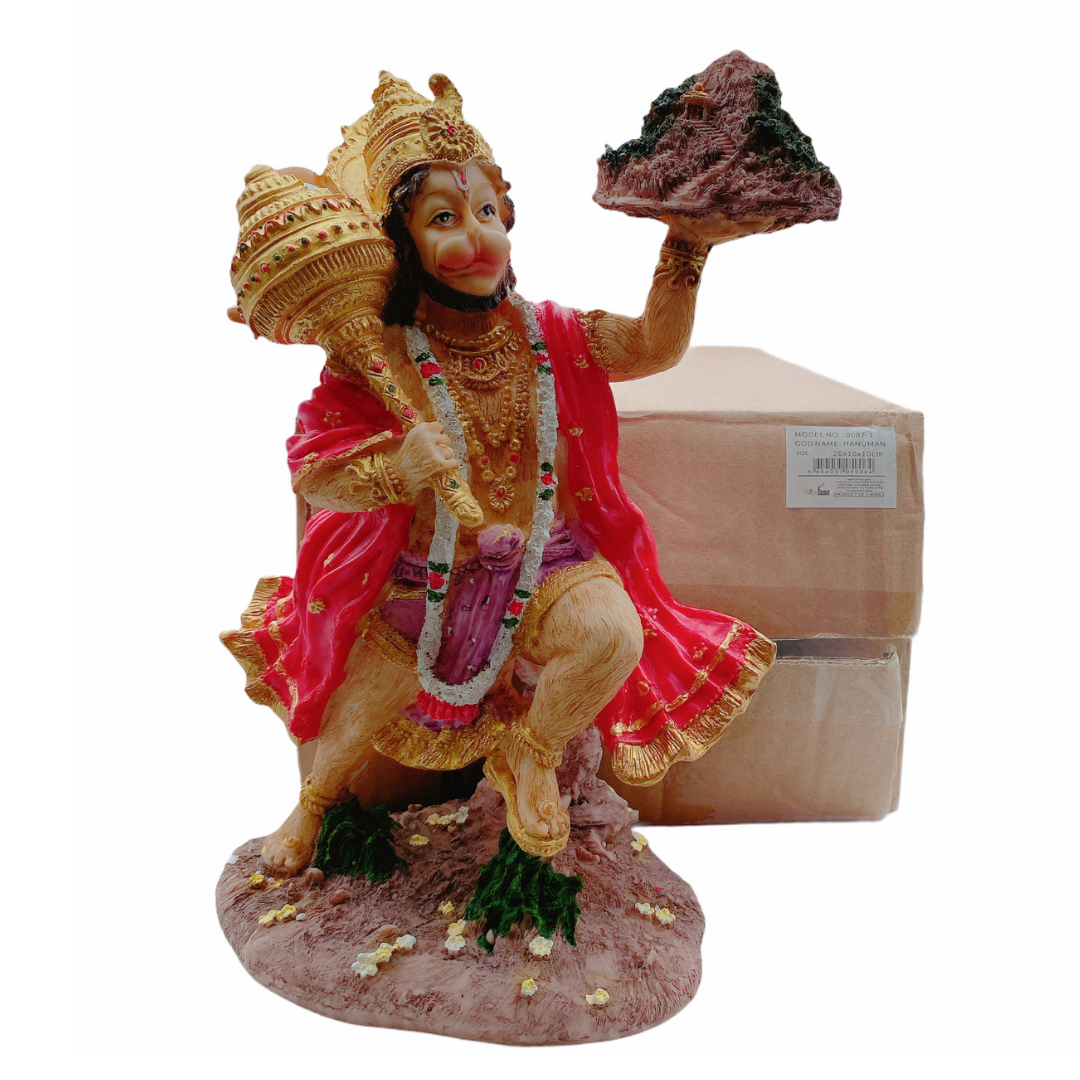 Hanuman Idol/ Statue/ Murti 0087-1 Size:26X16X10Cm (12")