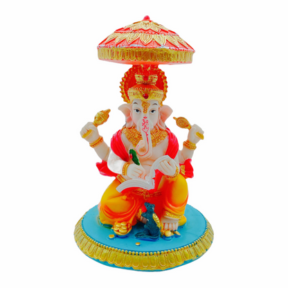 Ganesh Idol/ Statue/ Murti Zy2018-1 Size:16.5X11.5Cm (7")