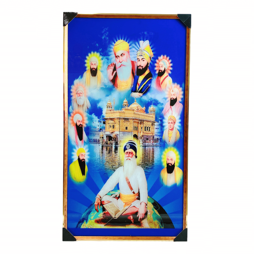 Baba Deep Singh Ji  Photo Frame 166Copy63.5*114.3Cm (")