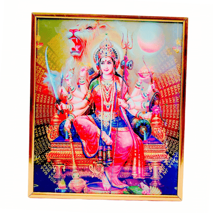 Durga Mata Photo Frame K283806-Y25509 29*39Cm (16