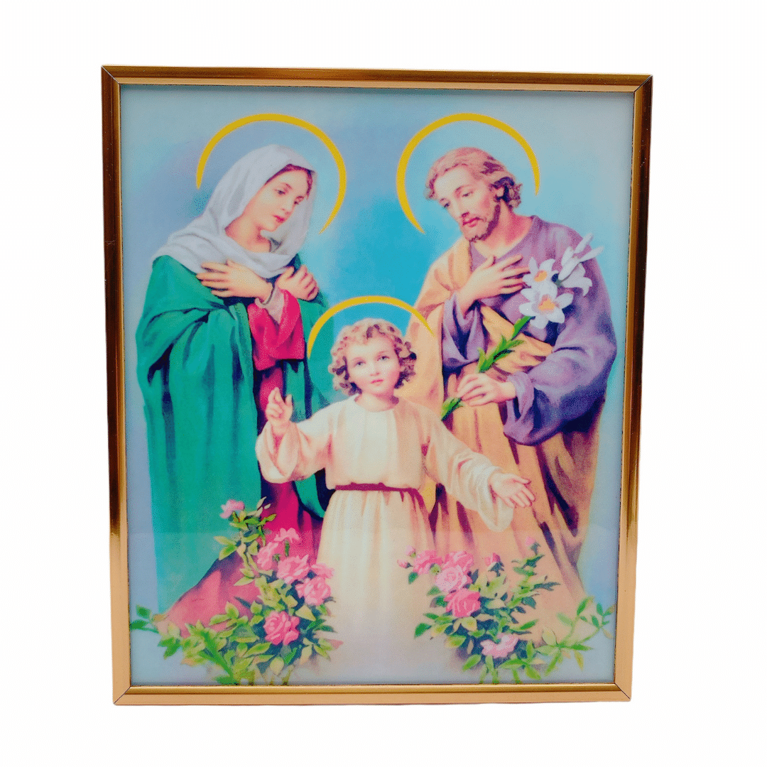 Mother Maryy Jesus Photo Frame K202406-Y25637 21*25Cm (11")