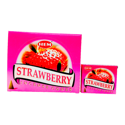 Incense Hem Strawberry Cone