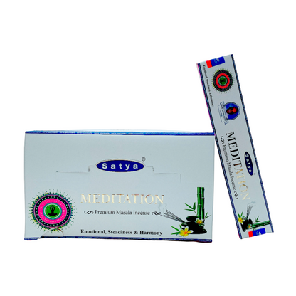 Incense Satya Premium Meditation15Gm