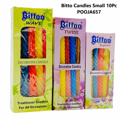 Bittoo Candles Small 10Pc