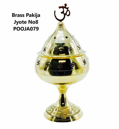 Akhand Jyot Brass No8