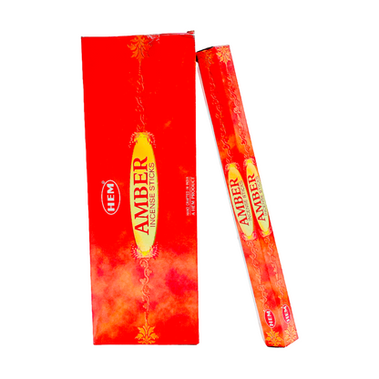 Incense Hem Small Amber Hexa
