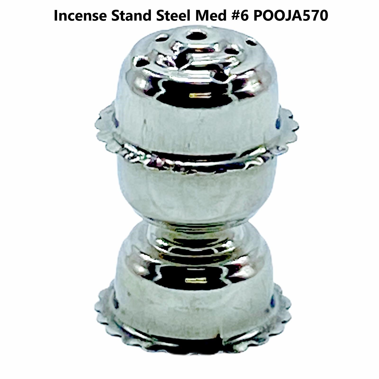 Incense Stand Steel Med #6