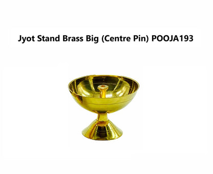 Jyot Stand Brass Pin Type Big