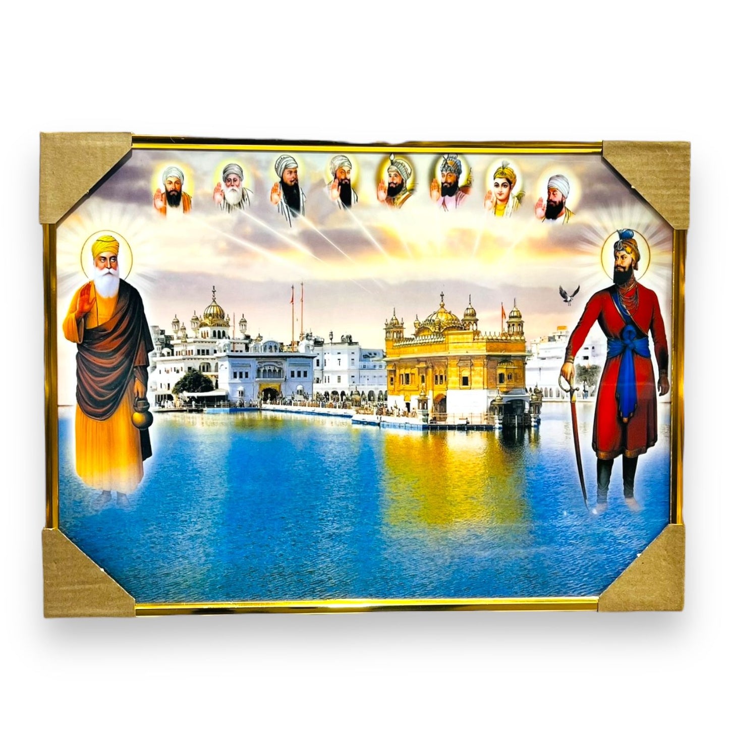 Golden Temple Photo Frame K202406-Y25713 21*25Cm (11")