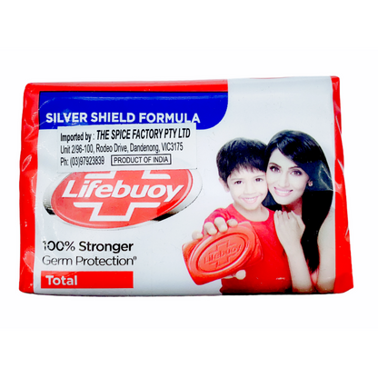 Lifebuoy Total Soap Red 125g x 4 | 100% Stronger Skin Protection