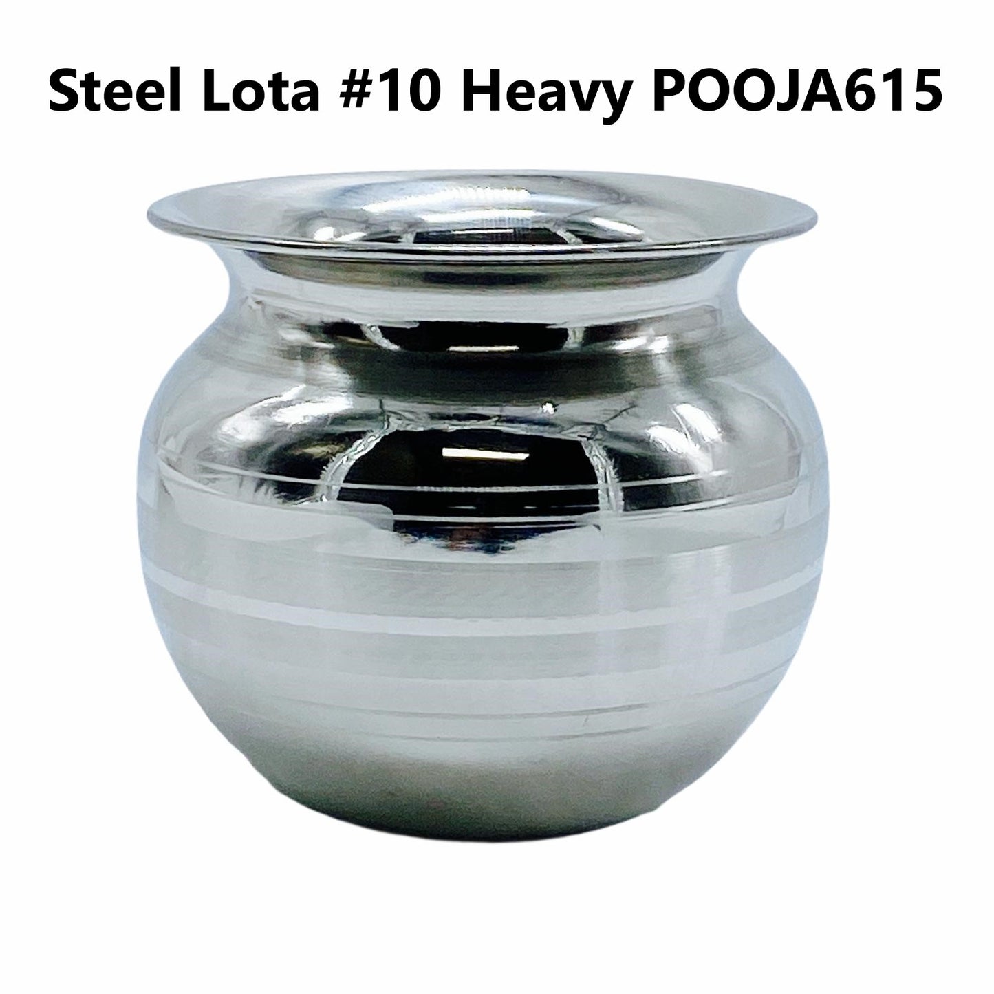 Steel Pooja Lota/ Puja Kalash #7 light